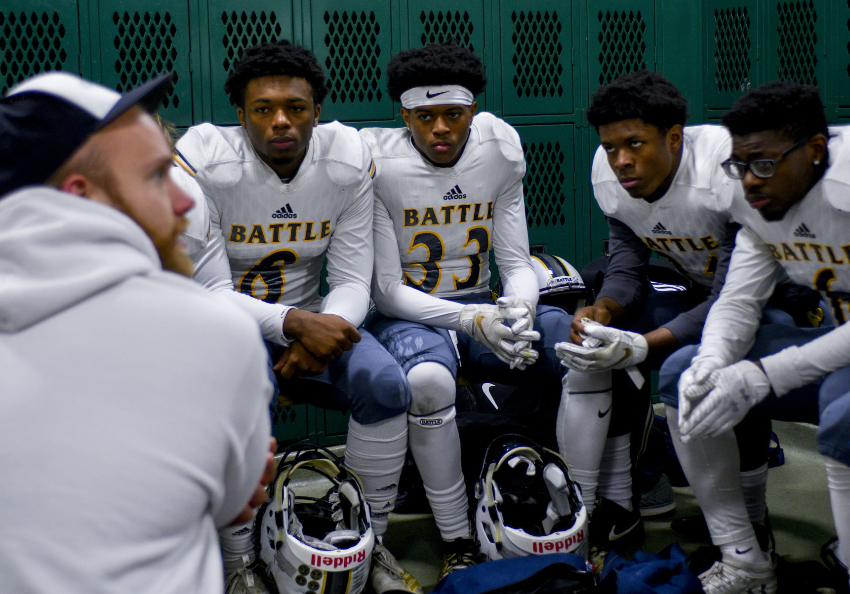 Kendrick Harris, Jarrett A. Lambert, Rasool Traylor and Izaiah Wilson